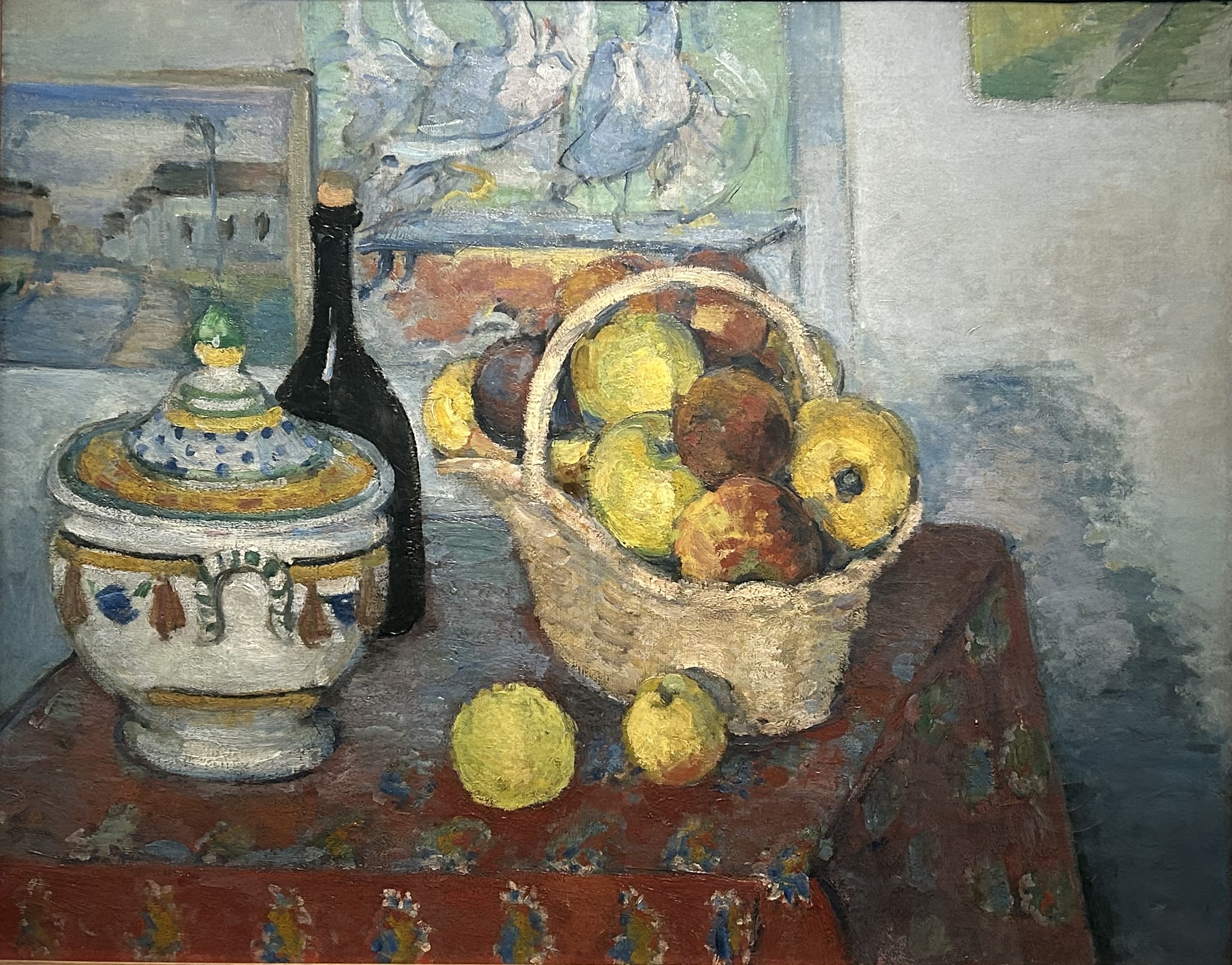 スープ鉢のある静物